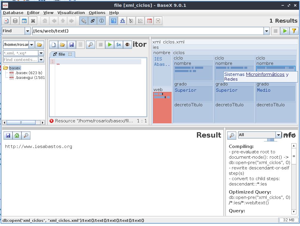 Imagen del ej1.2 en xpath