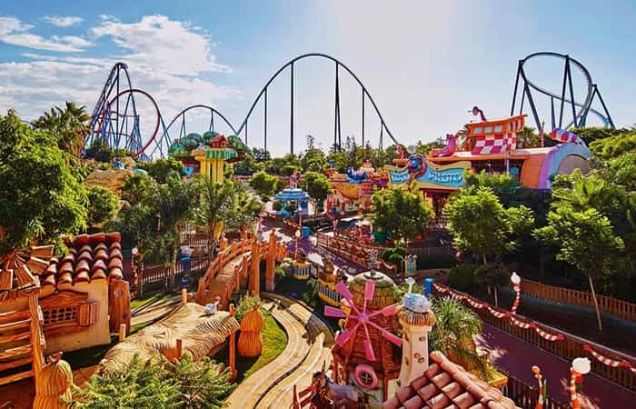 imagen del parque de atracciones